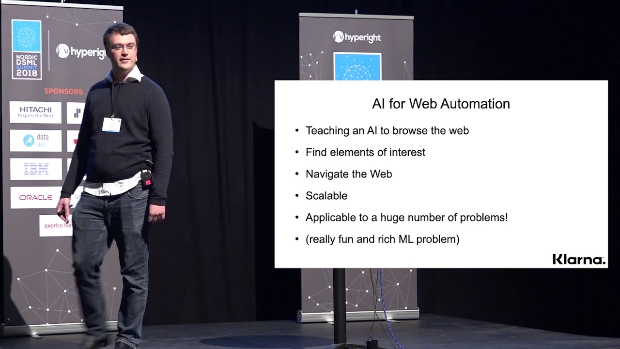 Combining Online and Offline Learning for Automating Web Interactions - Jim Barrett, Klarna Bank AB