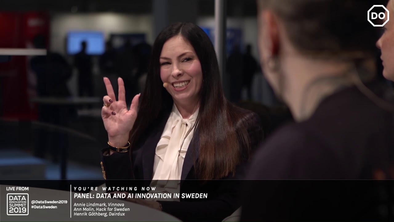 PANEL: Data and AI Innovation In Sweden - Annie Lindmark, Ann Molin and Henrik Göthberg