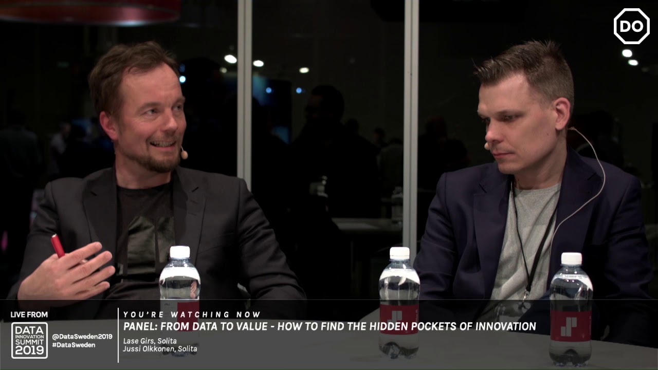 PANEL From Data to Value - How to Find Hidden Pockets of Innovation - Lasse Girs and Jussi Olkkonen