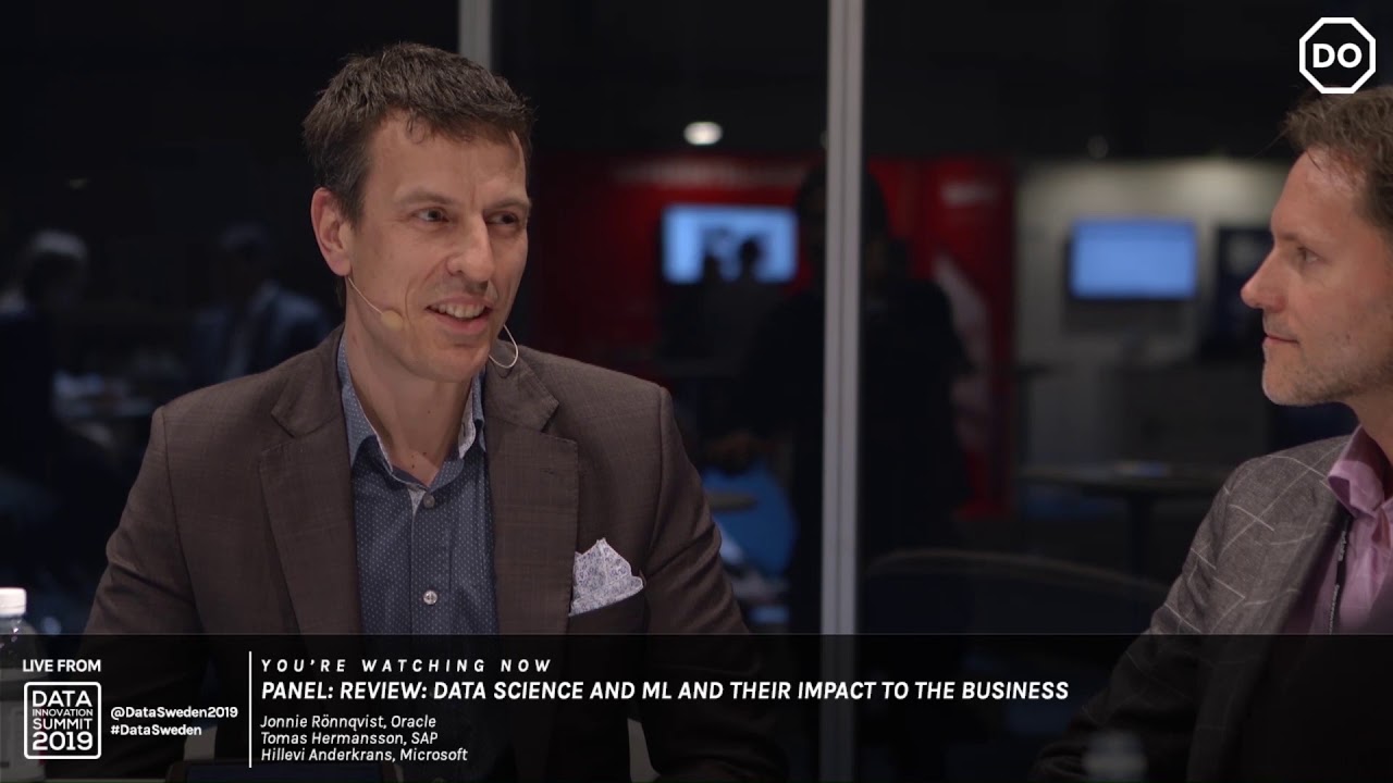 PANEL: Review: Data Science and ML - Jonnie Rönnqvist, Tomas Hermansson and Hillevi Anderkrans