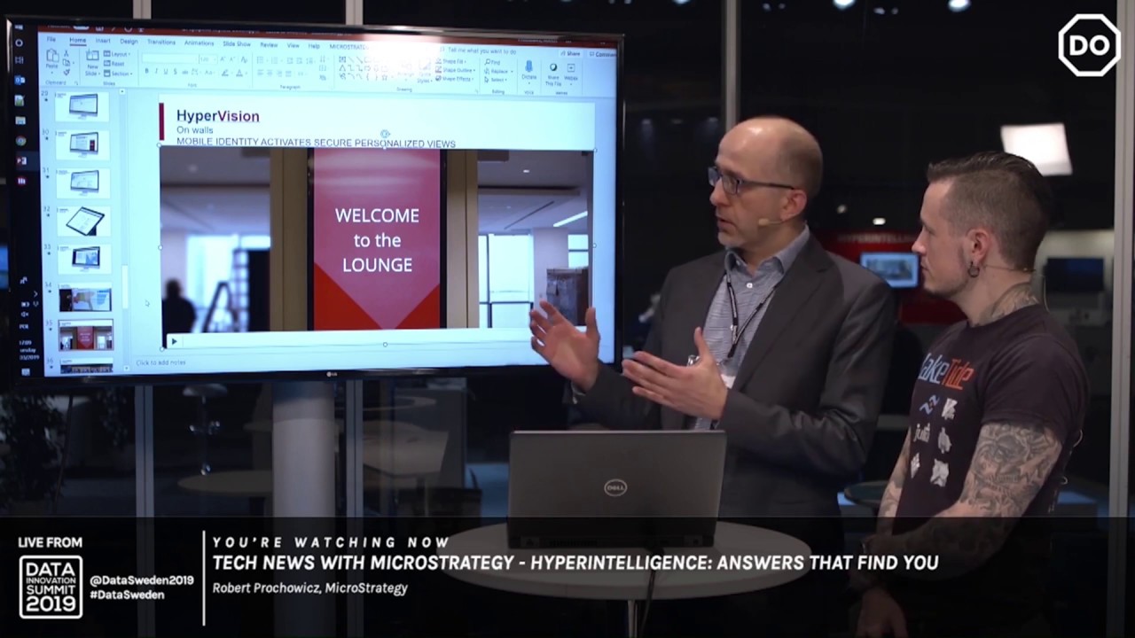 Tech News with MicroStrategy - HyperIntelligence: Answers that Find You - Robert Prochowicz