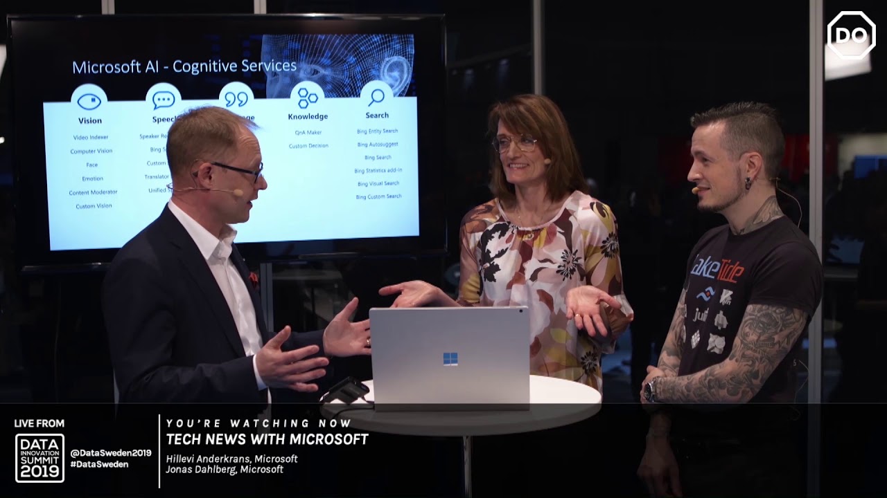 Tech News with Microsoft - Hillevi Anderkrans and Jonas Dahlberg