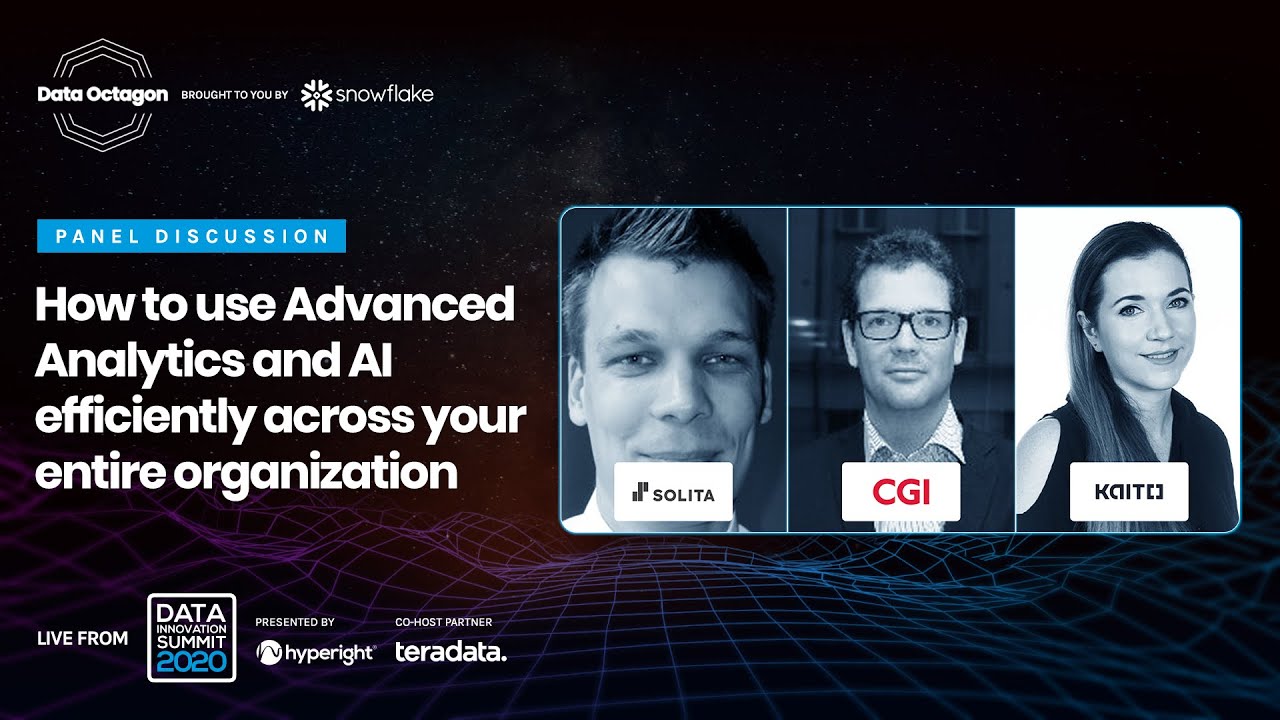 Panel: How to use Advanced Analytics and AI efficiently across your entire organization