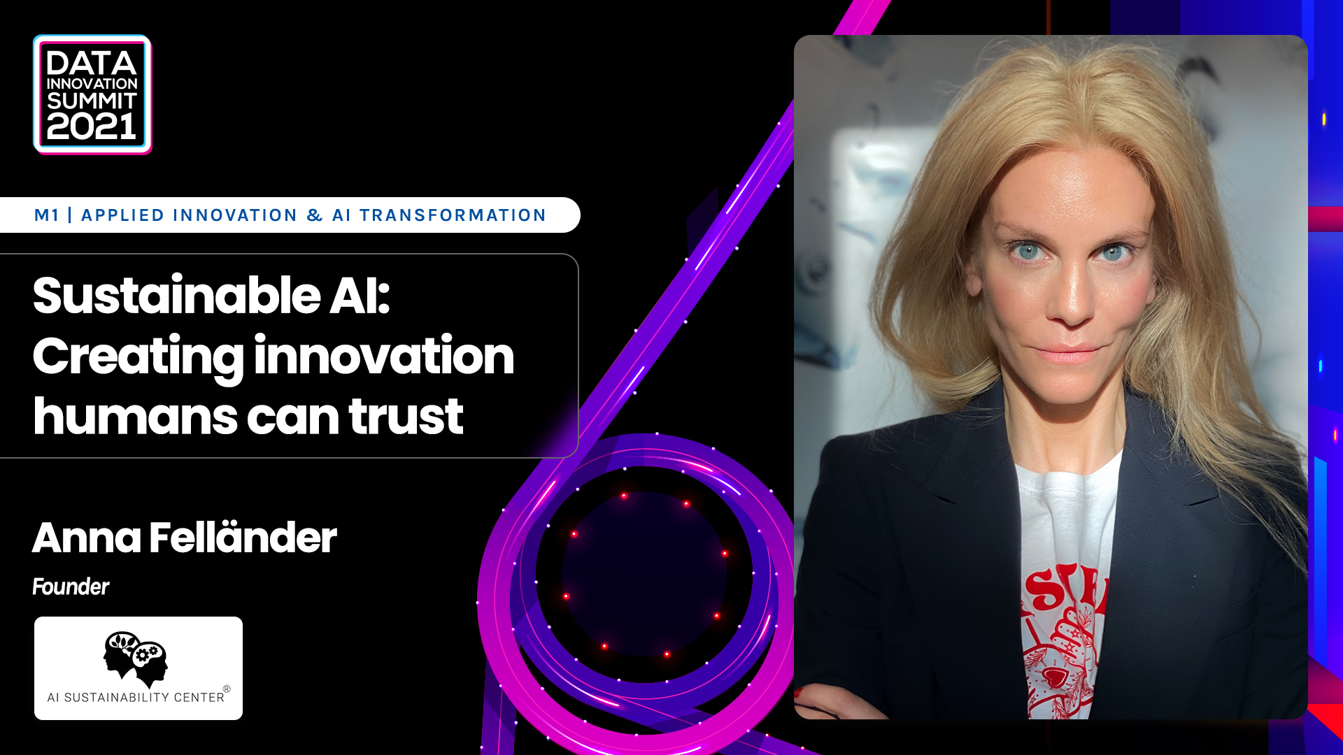 Sustainable AI: Creating innovation humans can trust - Anna Felländer, AI Sustainability Center