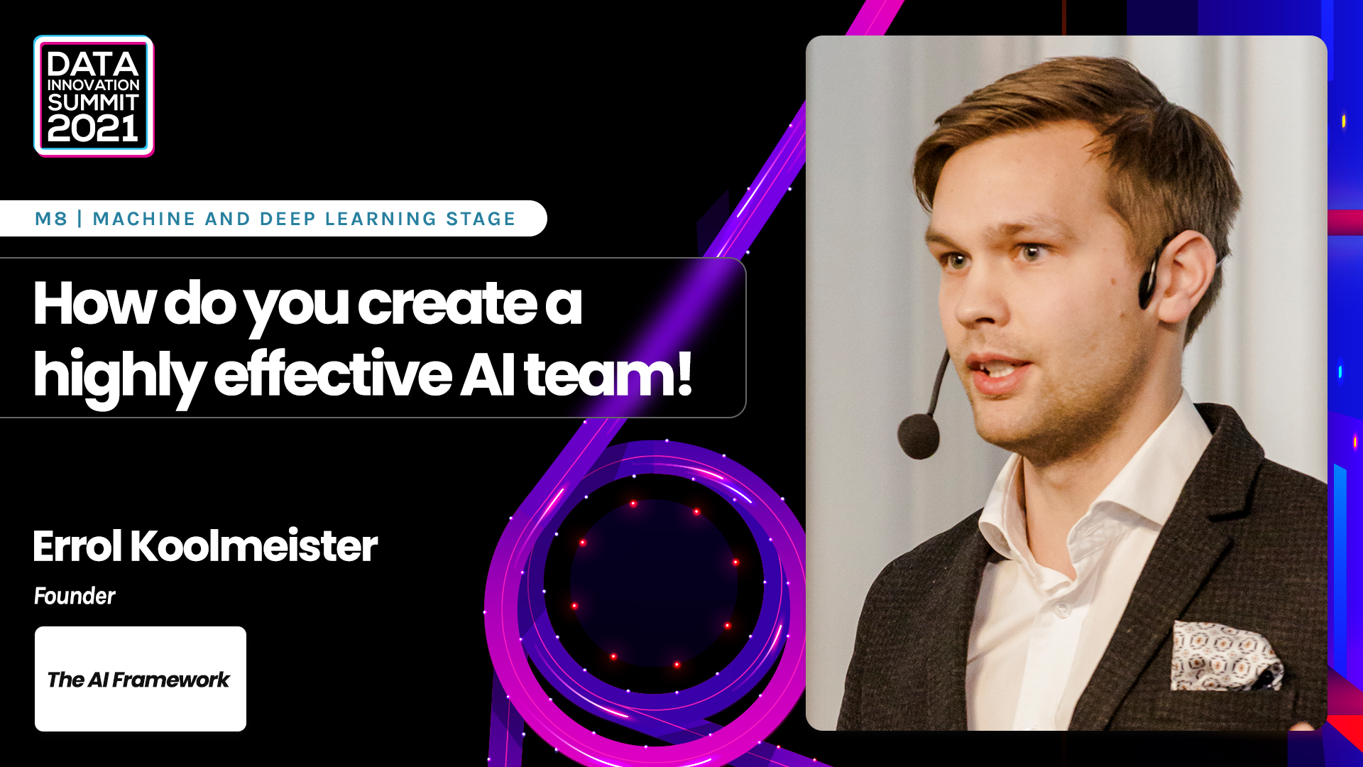 How do you create a highly effective AI team! - Errol Koolmeister, The AI Framework