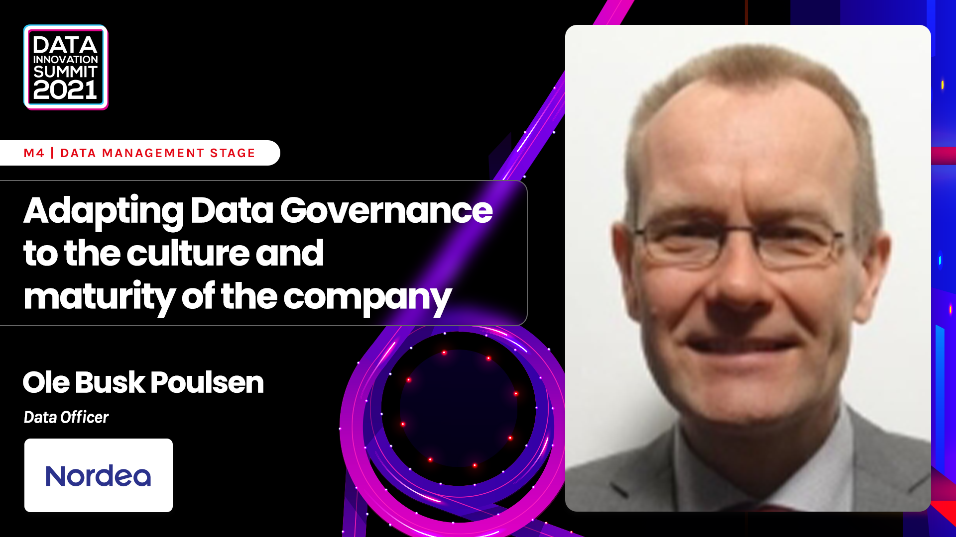 Adapting Data Governance to the culture and maturity of the company - Ole Busk Poulsen, Nordea
