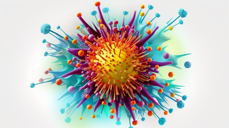 colorful covid illustration