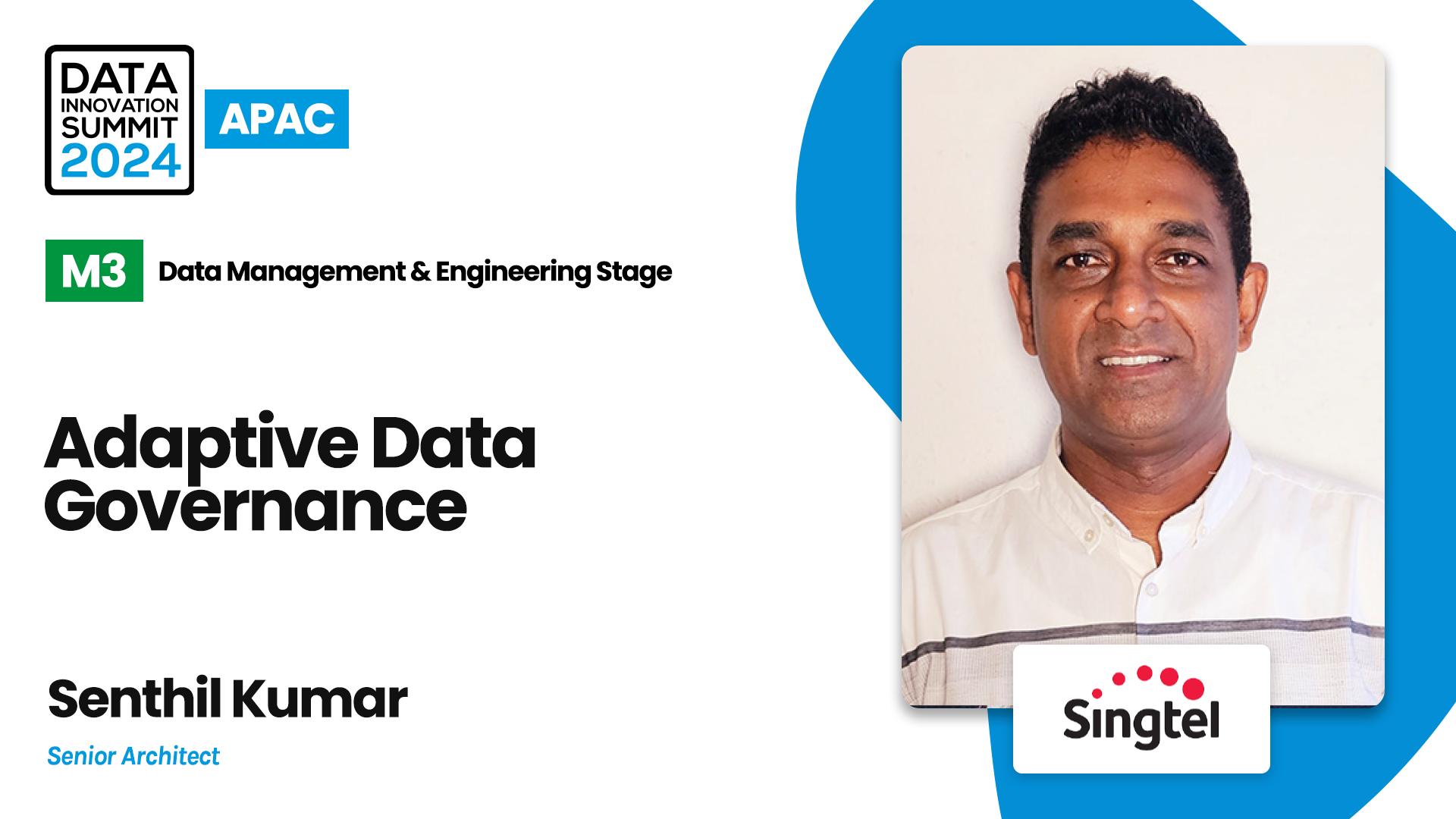 Adaptive Data Governance - Senthil Kumar, Singtel