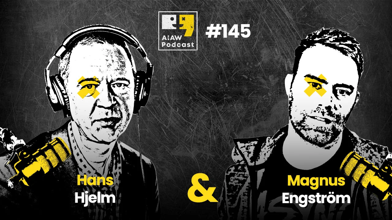 AIAW Podcast E145 - AI Transforms Journalism - Hans Hjelm and Magnus Engström