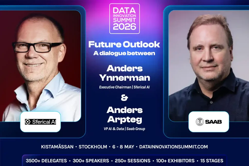 Future-Outlook-Data-Innovation-Summit-2026 Anders Ynnerman and Anders Arpteg at Data Innovation Summit 2026 Stockholm