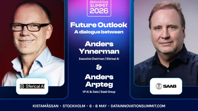 Anders Ynnerman and Anders Arpteg at Data Innovation Summit 2026 Stockholm