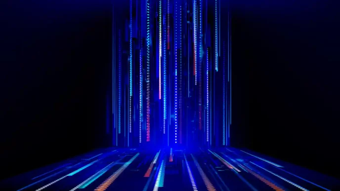 Abstract illustration: Continuous execution within intelligent infrastructure.