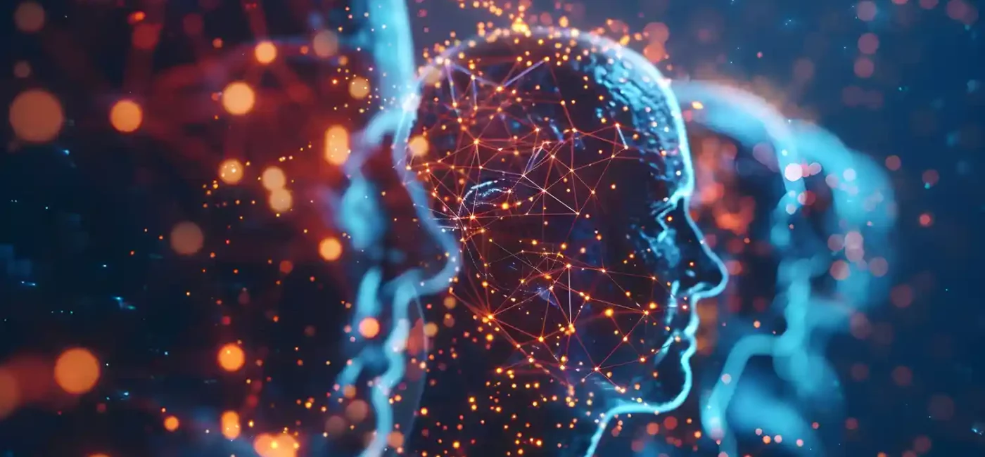 Illustration - Human agency evolving within an environment of continuous, embedded digital intelligence.