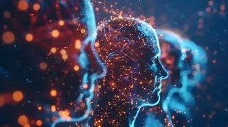 Illustration - Human agency evolving within an environment of continuous, embedded digital intelligence.