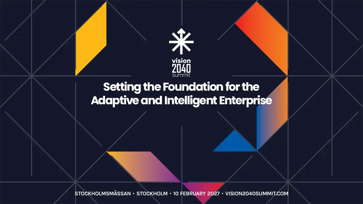 Vision 2040 Summit banner - for executive leaders discussing enterprise AI and business transformation.